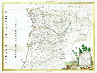 Portugalia et Algarve, Portugal map, Mercator Cloppenburgh 1630