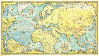 A rare and curious planisphere - Rare & Antique Maps