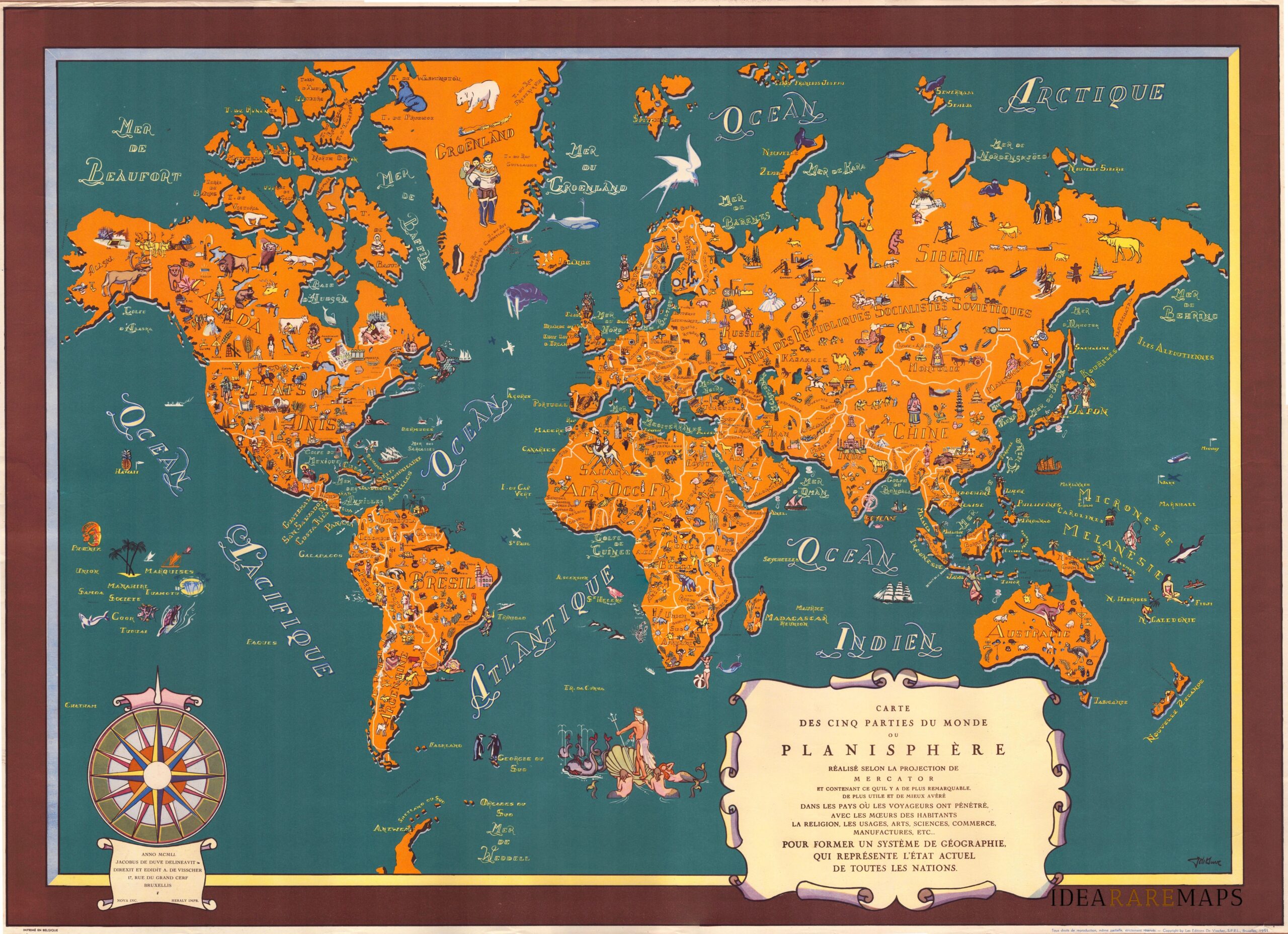Cartographie : La Projection de Mercator