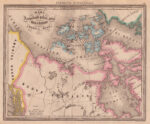 antica mappa della baia di hudson